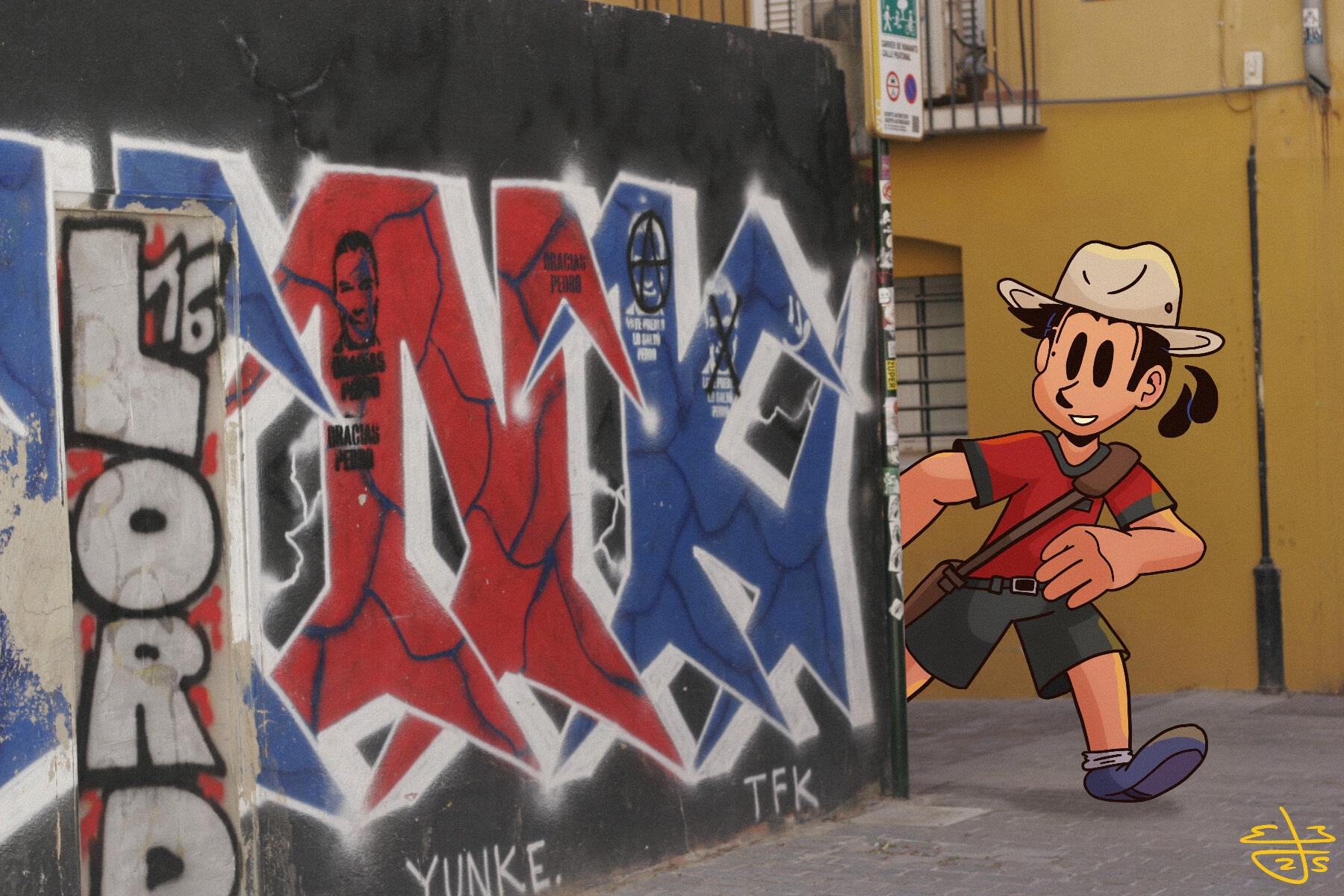 EOC Murphy takes a trip to Spain’s third largest city! From colourful street art to beautiful architecture, Murphy has a swell time of his life visiting this magnificent city!!